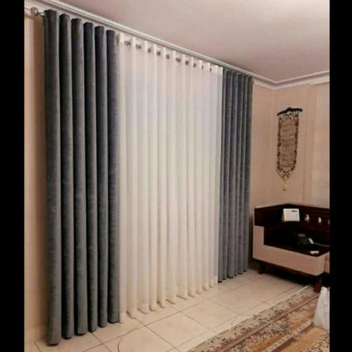 پرده مخمل کالیفرنیا و حریر ترک