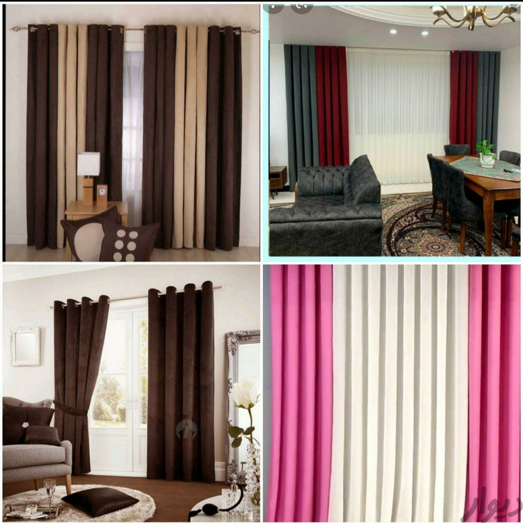 پرده مخمل و حریر ترک