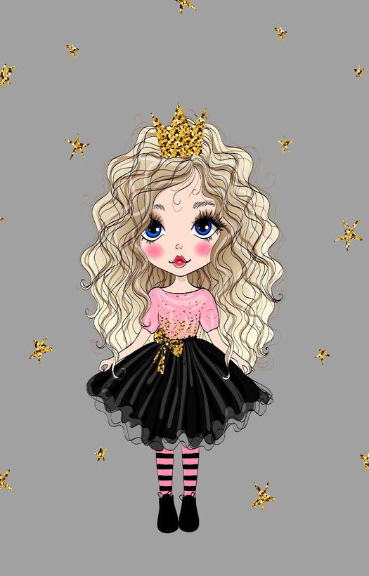 روتختی دخترانه زمینه طوسی