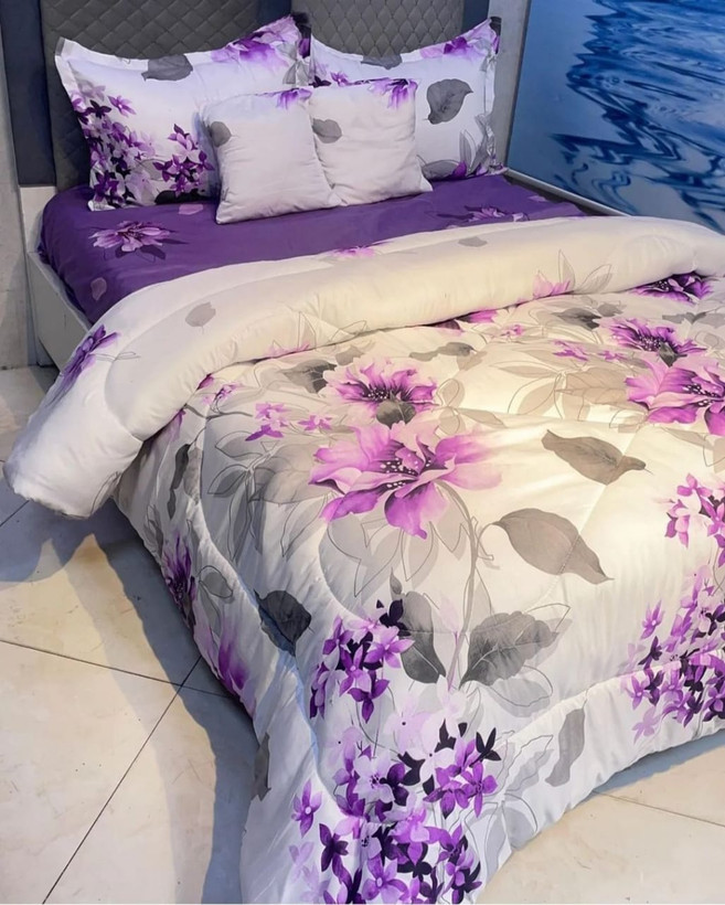 روتختی کتان نخ لحاف دورو