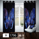 پرده طرح پروانه