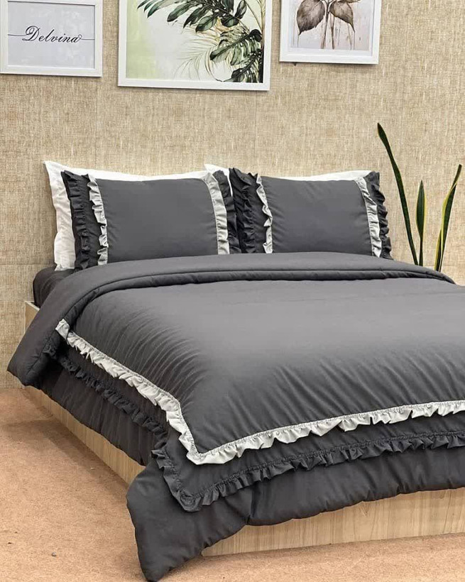 روتختی چیندار طوسی زغالی