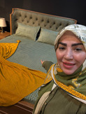 نیمست مخمل رنگ سبز سیج