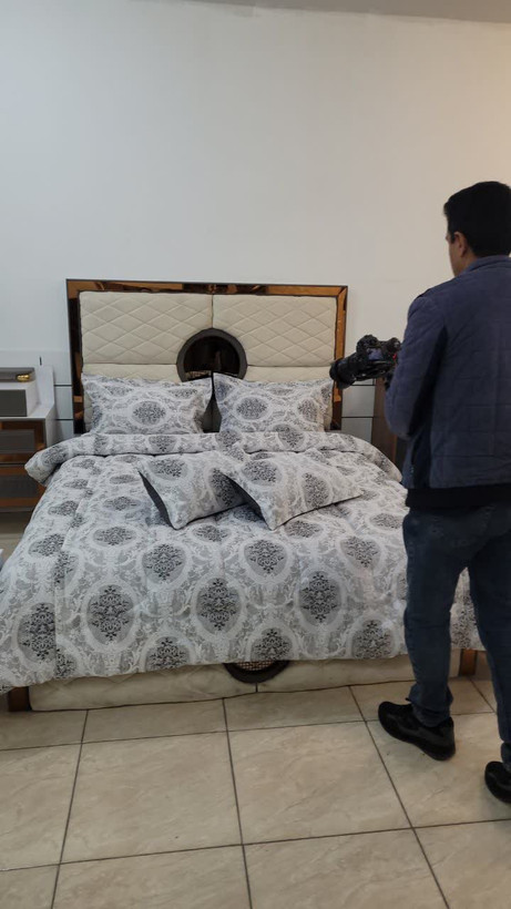 روتختی مخمل پتینه ترک رنگ طوسی و مشکی