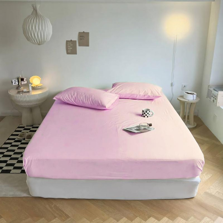 نیم ست صورتی پرنسسی